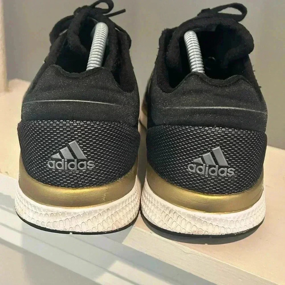 Adidas Mana RC Bounce Mens Size 10.5 Black&Gold Running Athletic Shoes AQ5444 - Picture 8 of 10